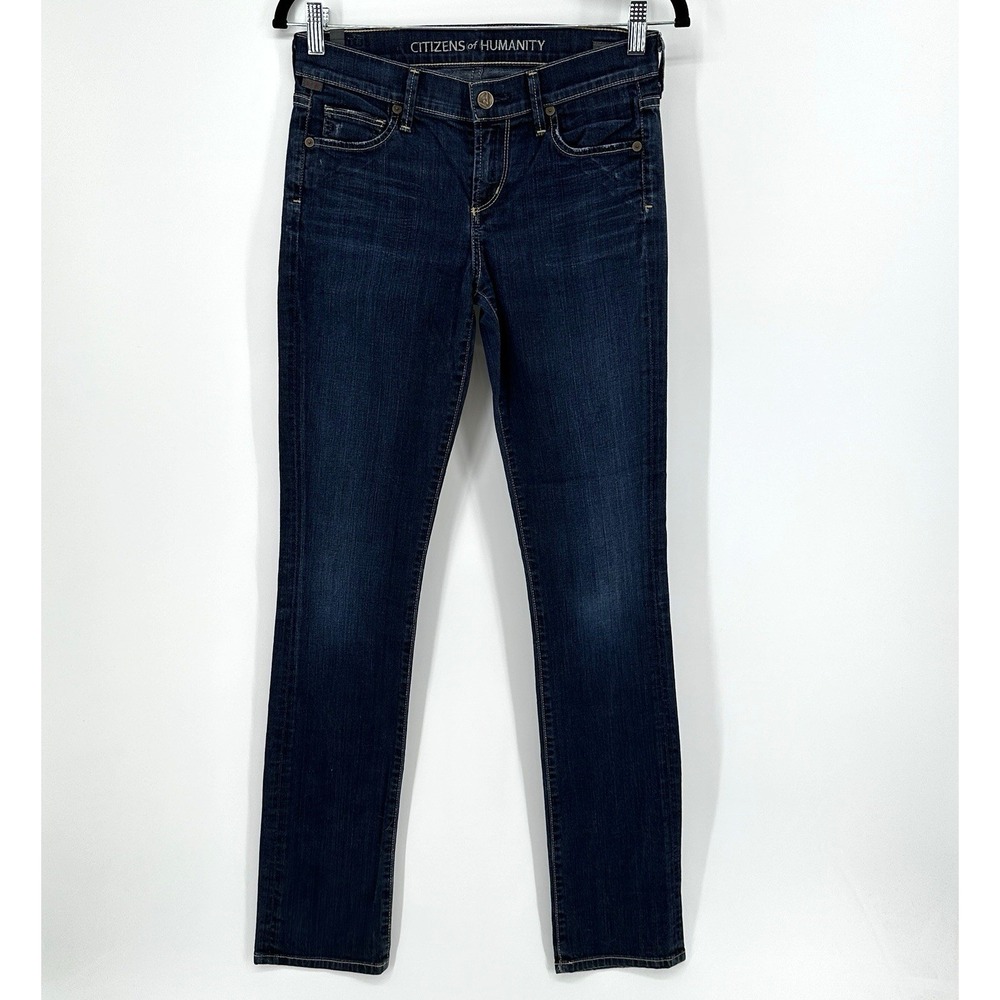 Citizens of Humanity classic Ava dark wash low rise straight leg jeans Size 26
